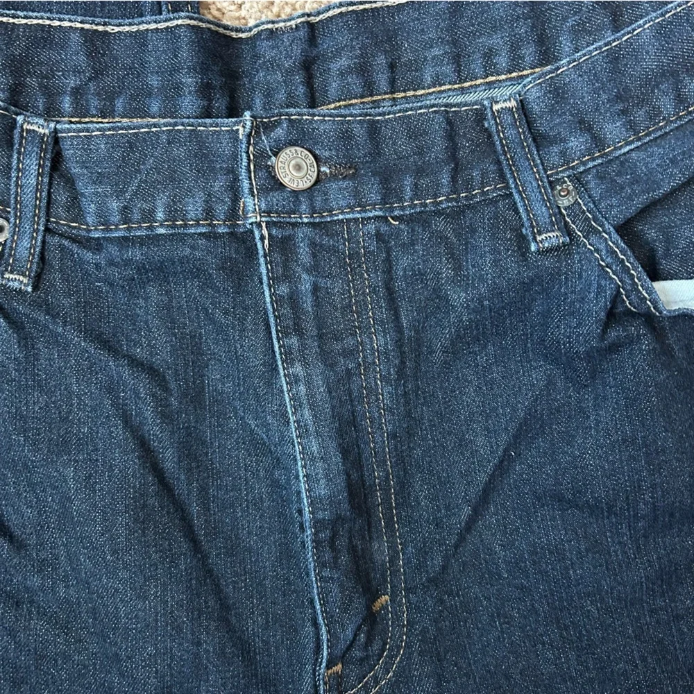 Men’s Levi’s 514 Dark Wash Denim Straight Fit Flex Jeans Size 40x32 |C59 - Picture 5 of 11